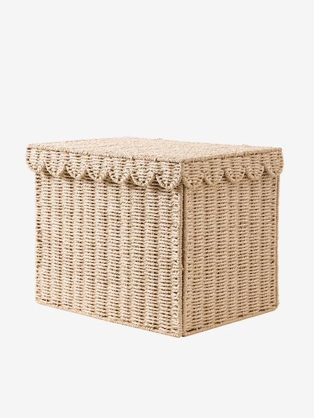 Panier de rangement XL malle en corde de papier FESTON ficelle 3 - vertbaudet enfant 