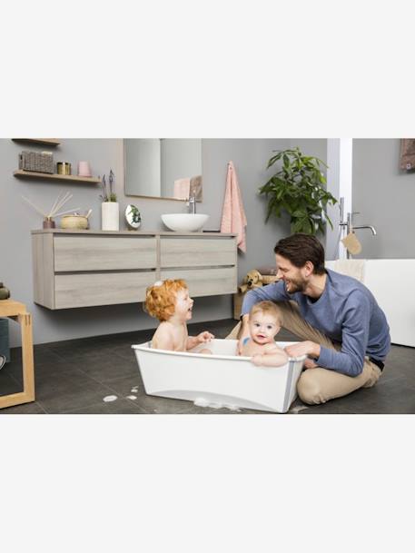 Baignoire Flexi Bath blanc+Ocean blue 2 - vertbaudet enfant 