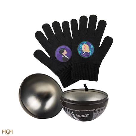 Capsule de noël gants mercredi et enid - mercredi Noir 4 - vertbaudet enfant 