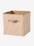 Lot de 2 bacs de rangement en coton moka 2 - vertbaudet enfant 