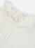 Blouse fille en mousseline avec volants et col froncé Blanc 4 - vertbaudet enfant 