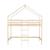 Lit enfant mezzanine cabane 90 x 190 cm pin naturel sommier à lattes inclus - roya Naturel 4 - vertbaudet enfant 