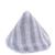 Lot de 4 cônes en gaze de coton rayé vert de gris et mousse de lait Vert de gris, mousse de lait 2 - vertbaudet enfant 