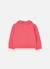 Sweat-shirt molleton fille imprimé fleurs Pink 2 - vertbaudet enfant 