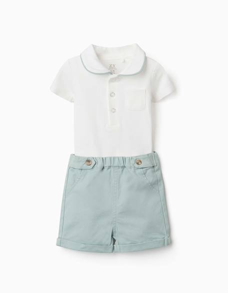 Bébé-Ensemble body et short en coton