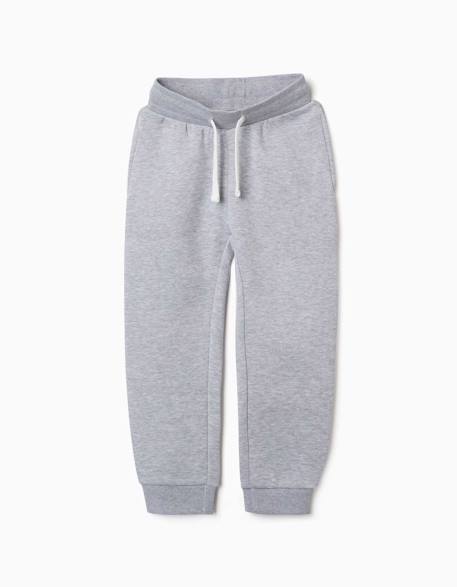 Garçon-Pantalon de jogging ajusté en molleton avec cordon de serrage