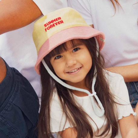 Bob enfant summer forever éponge rose et jaune (3-6 ans) Rose, jaune 2 - vertbaudet enfant 