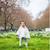 Poncho polaire teddy olive bloom Ecru, vert, noir 2 - vertbaudet enfant 