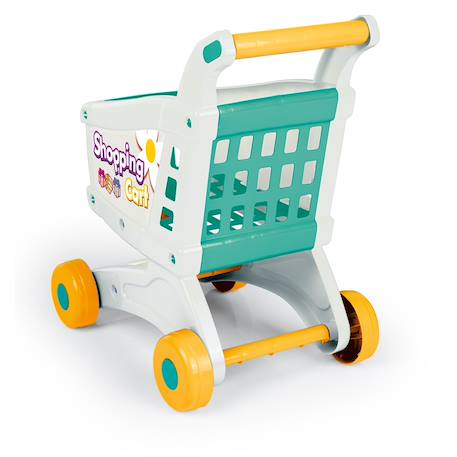 Chariot de supermarché pour enfant Blanc et vert 3 - vertbaudet enfant 