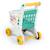 Chariot de supermarché pour enfant Blanc et vert 3 - vertbaudet enfant 