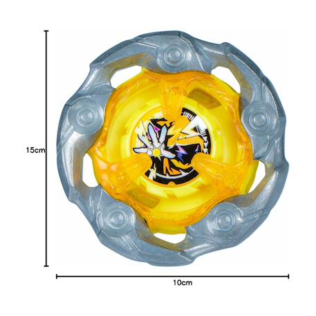 Beyblade wand wizard 5-70db ux kit de démarrage Jaune et gris 2 - vertbaudet enfant 