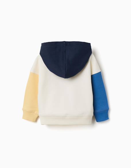 Sweat en coton avec imprimé super friends Blanc 2 - vertbaudet enfant 