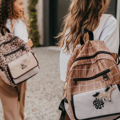 Sac à dos enfant noé écume (38,5 x 31 cm) Beige rosé, noir+Marron, beige 10 - vertbaudet enfant 