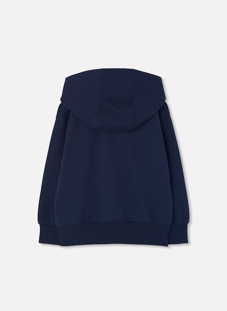 Sweat-shirt garçon à capuche Bleu 3 - vertbaudet enfant 