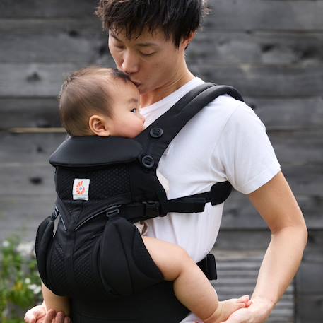 Porte bébé omni classic mesh natural Noir 6 - vertbaudet enfant 
