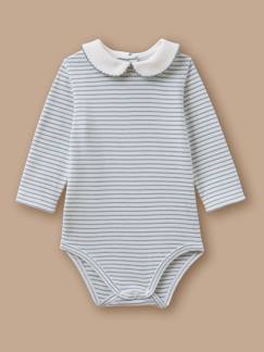 Bébé-Body-Body rayé bébé - coton biologique