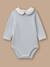 Body rayé bébé - coton biologique Rayure bleue 1 - vertbaudet enfant 