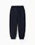 Pantalon de jogging ajusté en molleton avec cordon de serrage Bleu foncé+Gris+Noir 2 - vertbaudet enfant 