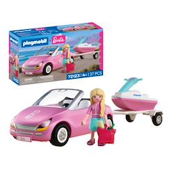 Jouet-Barbie - cabriolet & scooter de mer 72123