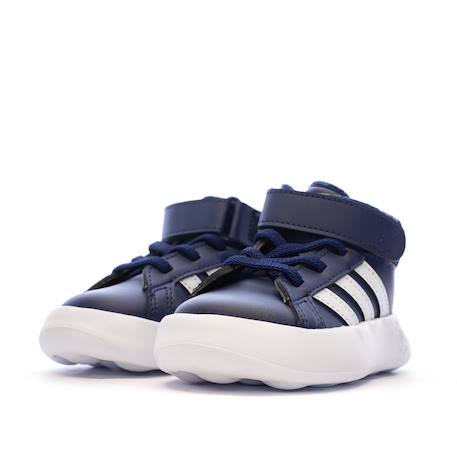 Baskets garçon grand court mid Marine 6 - vertbaudet enfant 