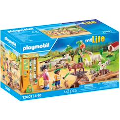 Jouet-Playmobil 72007 - découverte animaux de la ferme