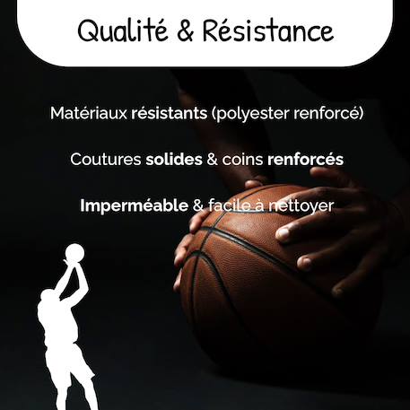 Sac à dos scolaire 2 compartiments NBA San Antonio Spurs Noir 6 - vertbaudet enfant 