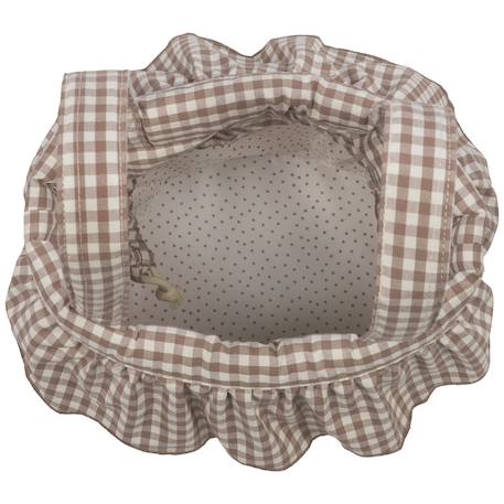 Sac pour poussette praliné vichy matcha Marron+Vert 6 - vertbaudet enfant 