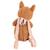 Sac à dos kangourou Marron, blanc 2 - vertbaudet enfant 