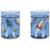 Lot de 2 gobelets à paillettes outer espace Bleu, rouge, jaune 1 - vertbaudet enfant 