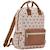 Sac à dos cœurs marron Beige, marron 1 - vertbaudet enfant 