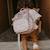Sac à dos bébé milo caramel (29 x 22 cm) Beige, blanc+Bleu gris, blanc 2 - vertbaudet enfant 