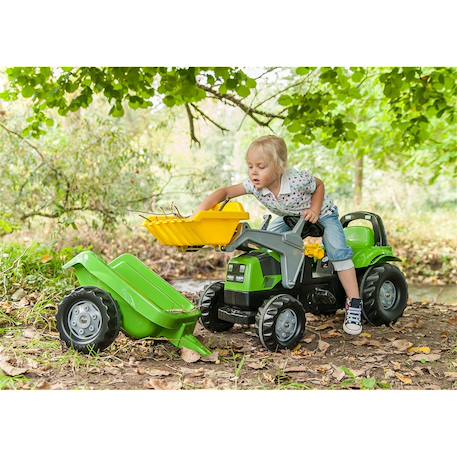 Tracteur à pédales pour enfant rollykid deutz-fahr Vert 1 - vertbaudet enfant 