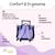 Cartable à roulettes 2 compartiments Lili Lou 'féerie' - 38 cm Violet 4 - vertbaudet enfant 