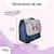 Cartable scolaire 2 compartiments Lili Lou Papillons - 38 cm Beige 3 - vertbaudet enfant 