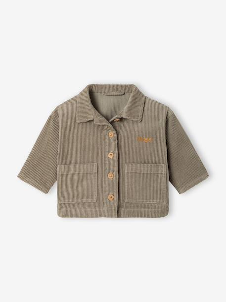 Ensemble surchemise et T-shirt bébé personnalisable kaki 2 - vertbaudet enfant 