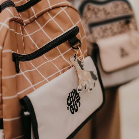 Sac à dos enfant noé écume (38,5 x 31 cm) Beige rosé, noir+Marron, beige 11 - vertbaudet enfant 