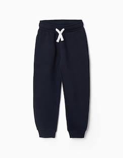 -Pantalon de jogging ajusté en molleton avec cordon de serrage