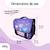 Cartable scolaire 2 compartiments Lili Lou - 38 cm Violet 3 - vertbaudet enfant 