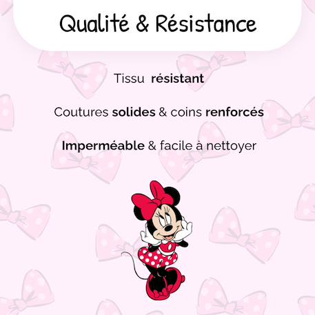 Sac à dos de maternelle à roulettes Disney Minnie Mouse - 32 cm Rose 6 - vertbaudet enfant 