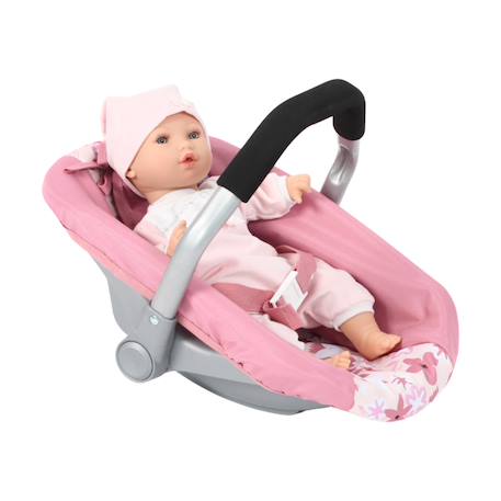 Siège auto rose pour poupées Rose 2 - vertbaudet enfant 
