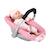 Siège auto rose pour poupées Rose 2 - vertbaudet enfant 