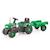 Tracteur à pédales avec remorque Vert 2 - vertbaudet enfant 