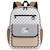 Sac à dos enfant noé écume (38,5 x 31 cm) Beige rosé, noir+Bleu gris, blanc 7 - vertbaudet enfant 