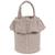 Sac pour poussette praliné vichy matcha Marron+Vert 4 - vertbaudet enfant 