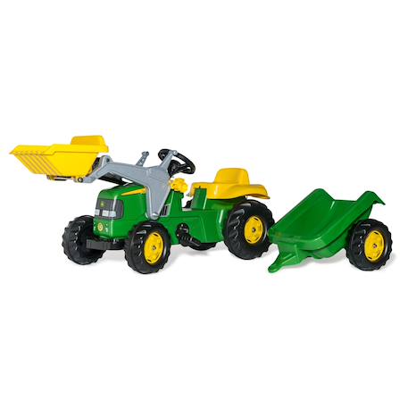 Rollykid john deere pell lader avec remorque Vert 2 - vertbaudet enfant 