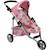 Poussette de poupée jogging lola fleur rose pâle Rose 1 - vertbaudet enfant 