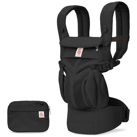 Porte bébé omni classic mesh natural Noir 1 - vertbaudet enfant 
