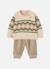 Ensemble bébé garçon imprimé jacquard Blanc 1 - vertbaudet enfant 