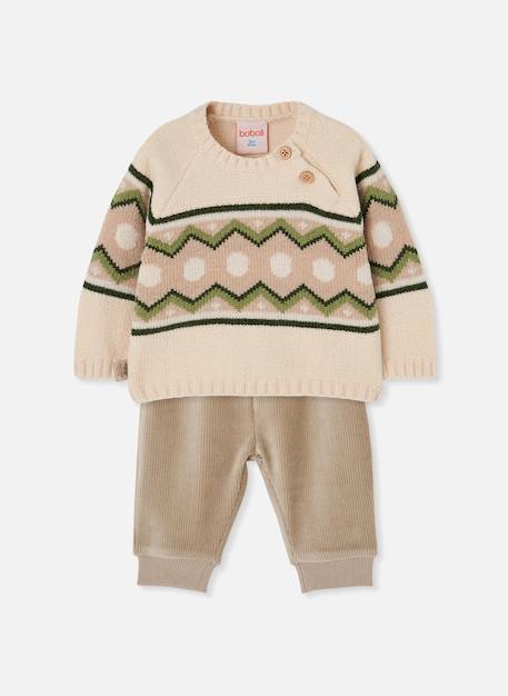 Bébé-Ensemble bébé garçon imprimé jacquard