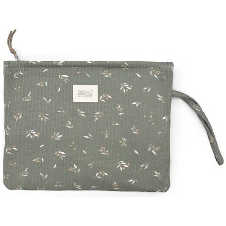 Trousse à langer high park misty woods Vert, écru, jaune 1 - vertbaudet enfant 